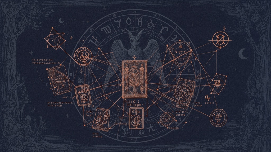 What do you do when your tarot deck suddenly starts talking like a system you've never formally studied?