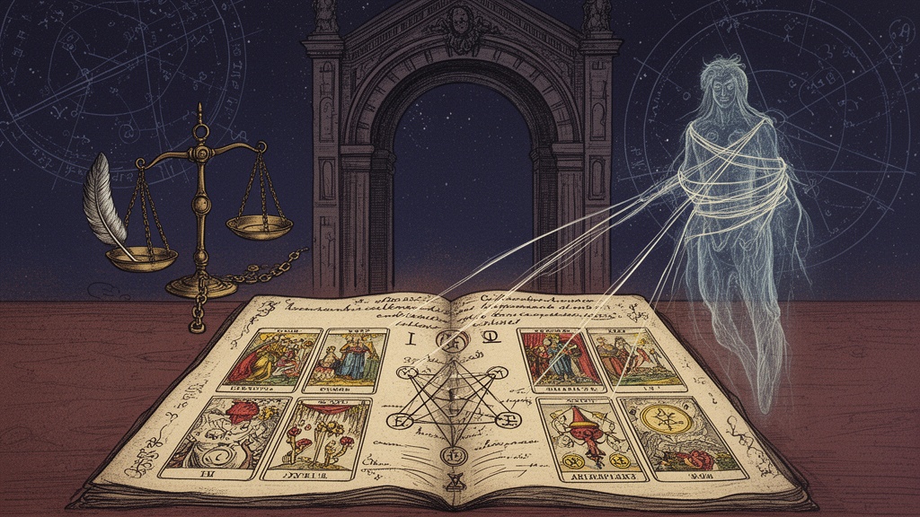 If you are letting a deck mediate your deals with spirits, you are already doing contract law—just without a theory of what counts as breach, appeal, or jurisdiction.