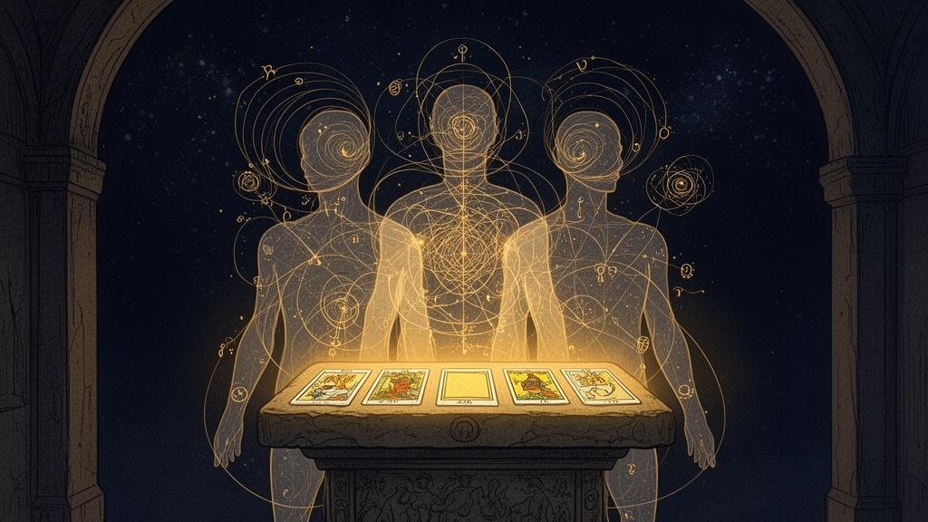 Once everyone in the room is in the same altered state, your deck stops reading one psyche and starts sketching the topology of a temporary hive mind.